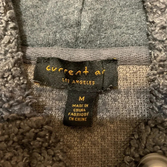 Current Air Anthropologie Women's Teddy Bear Fuzzy Pullover Sweatshirt Size M - Picture 4 of 9